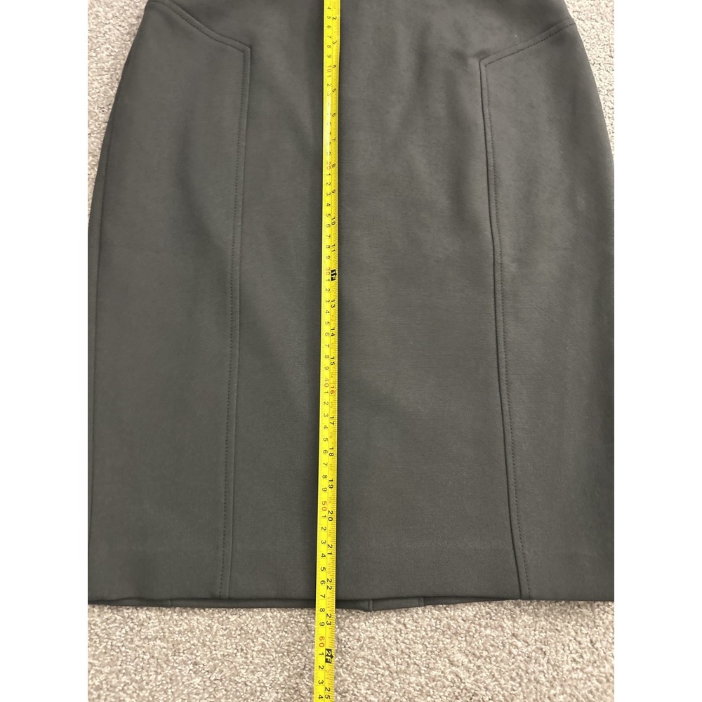 Halogen Pencil Skirt Womens 6 Gray Excellent Tailored Professional Knee Length - Picture 7 of 8
